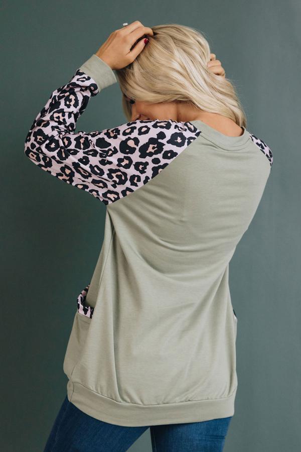 Diana Leopard Sweatshirt
