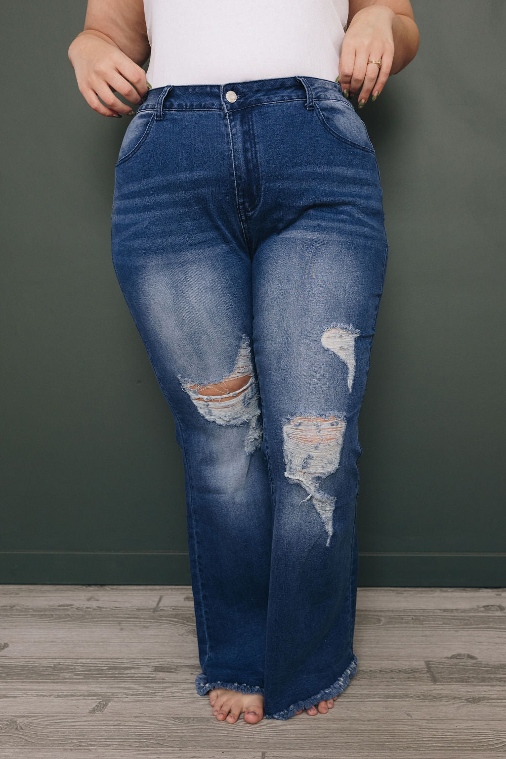 Plus Size - Andi Flare Jeans