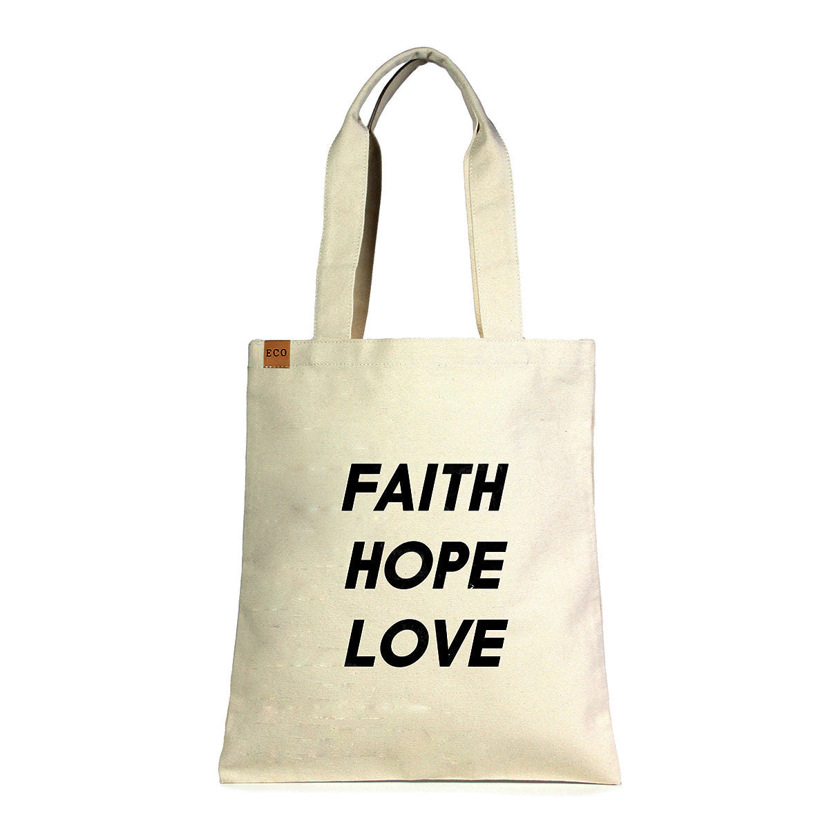 Faith Hope Love Eco Tote